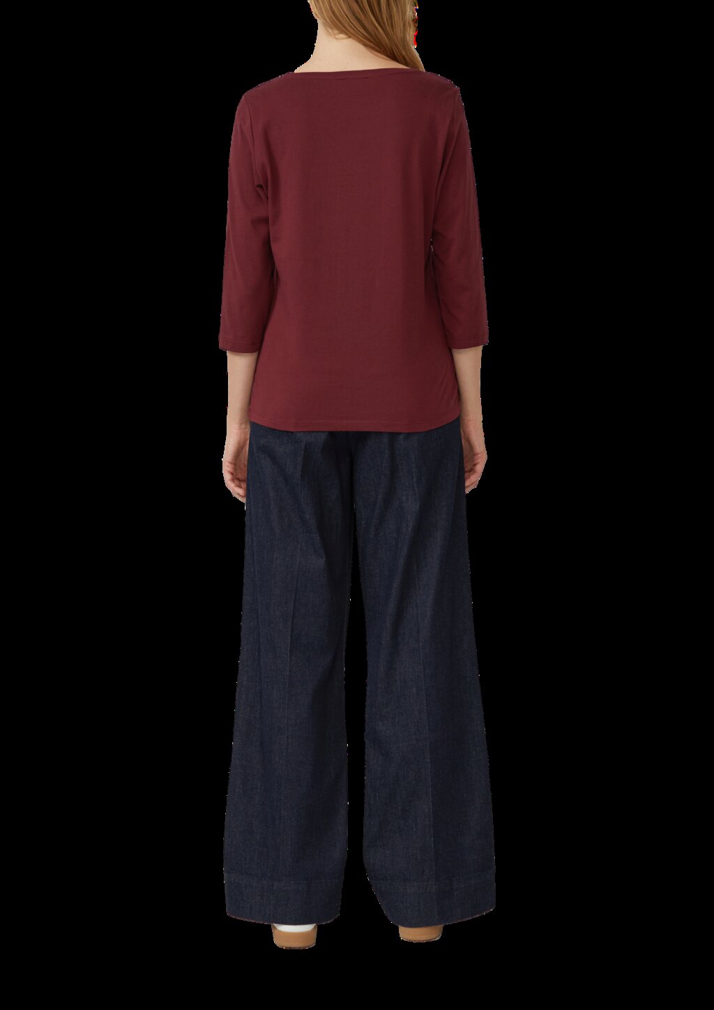 T-Shirt aus Baumwolle im Slim Fit