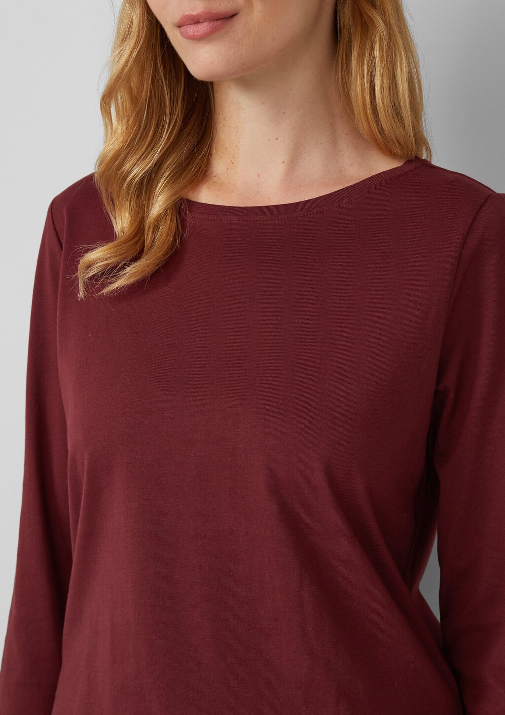 T-Shirt aus Baumwolle im Slim Fit