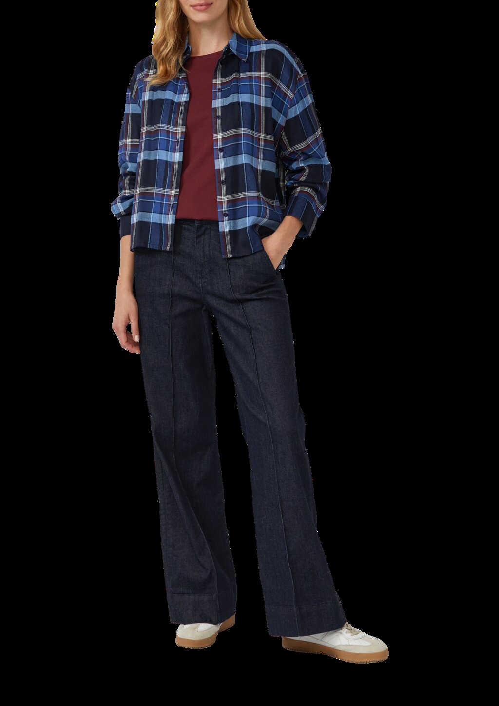 T-Shirt aus Baumwolle im Slim Fit