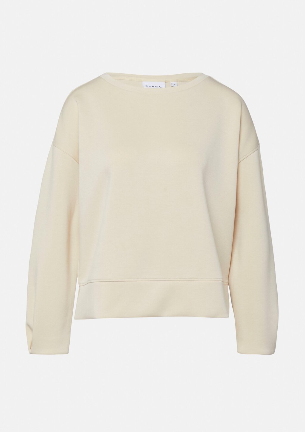 Weiches Sweatshirt mit Faltendetail am Arm