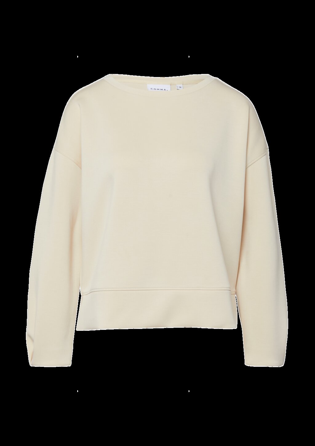 Weiches Sweatshirt mit Faltendetail am Arm