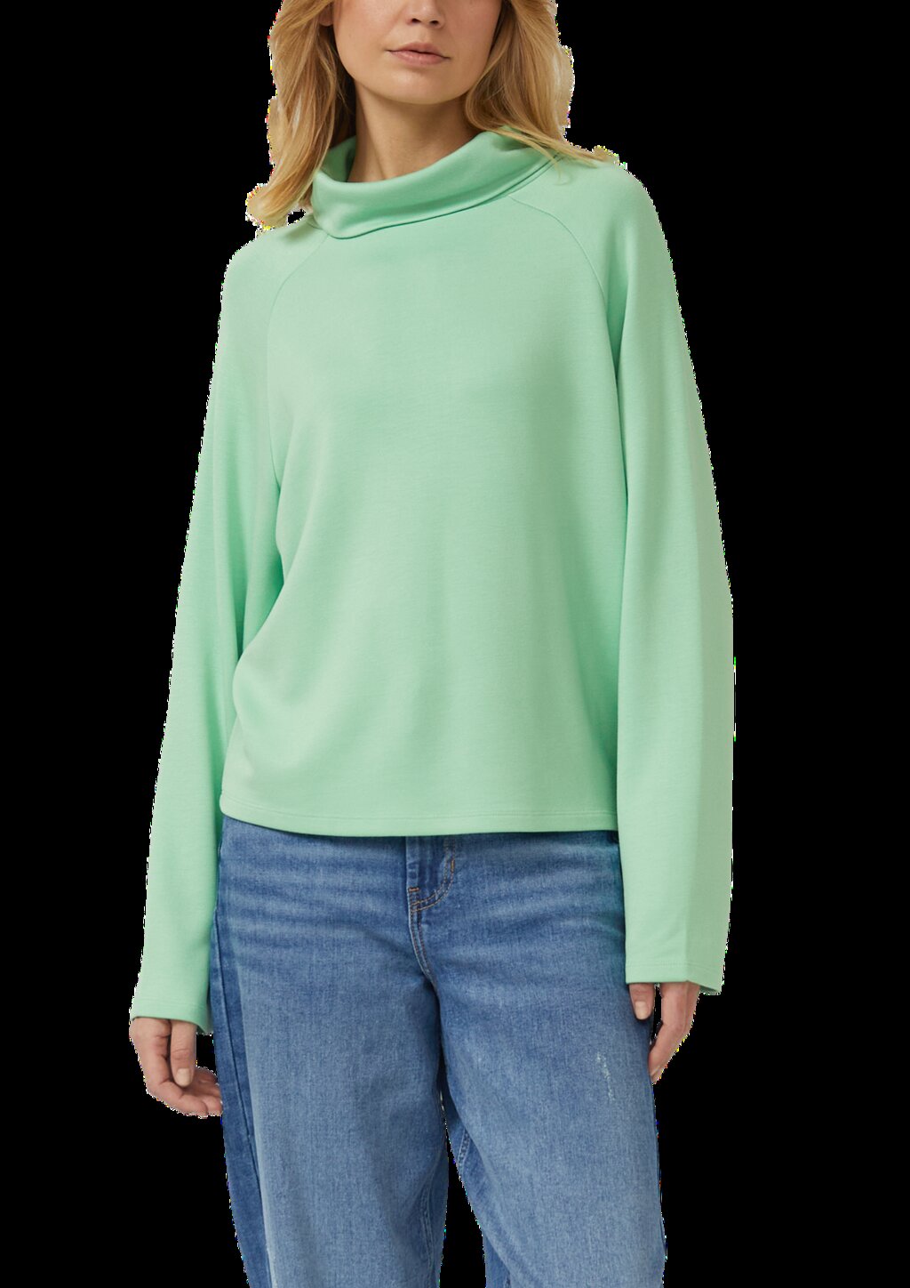 Sweatshirt aus Viskosemix im Relaxed Fit