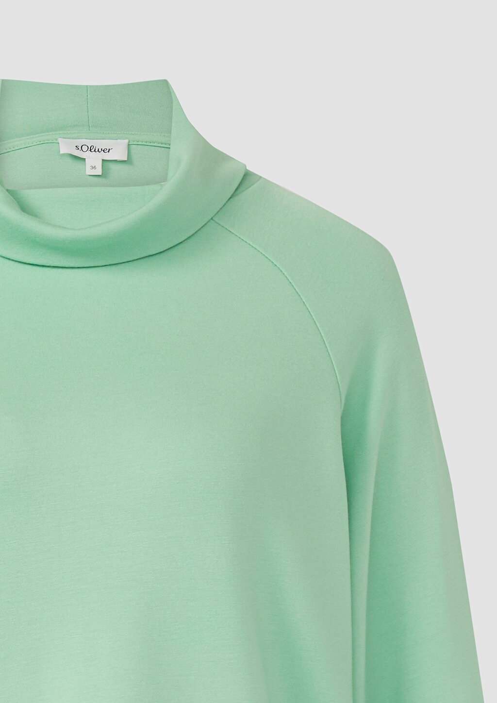 Sweatshirt aus Viskosemix im Relaxed Fit