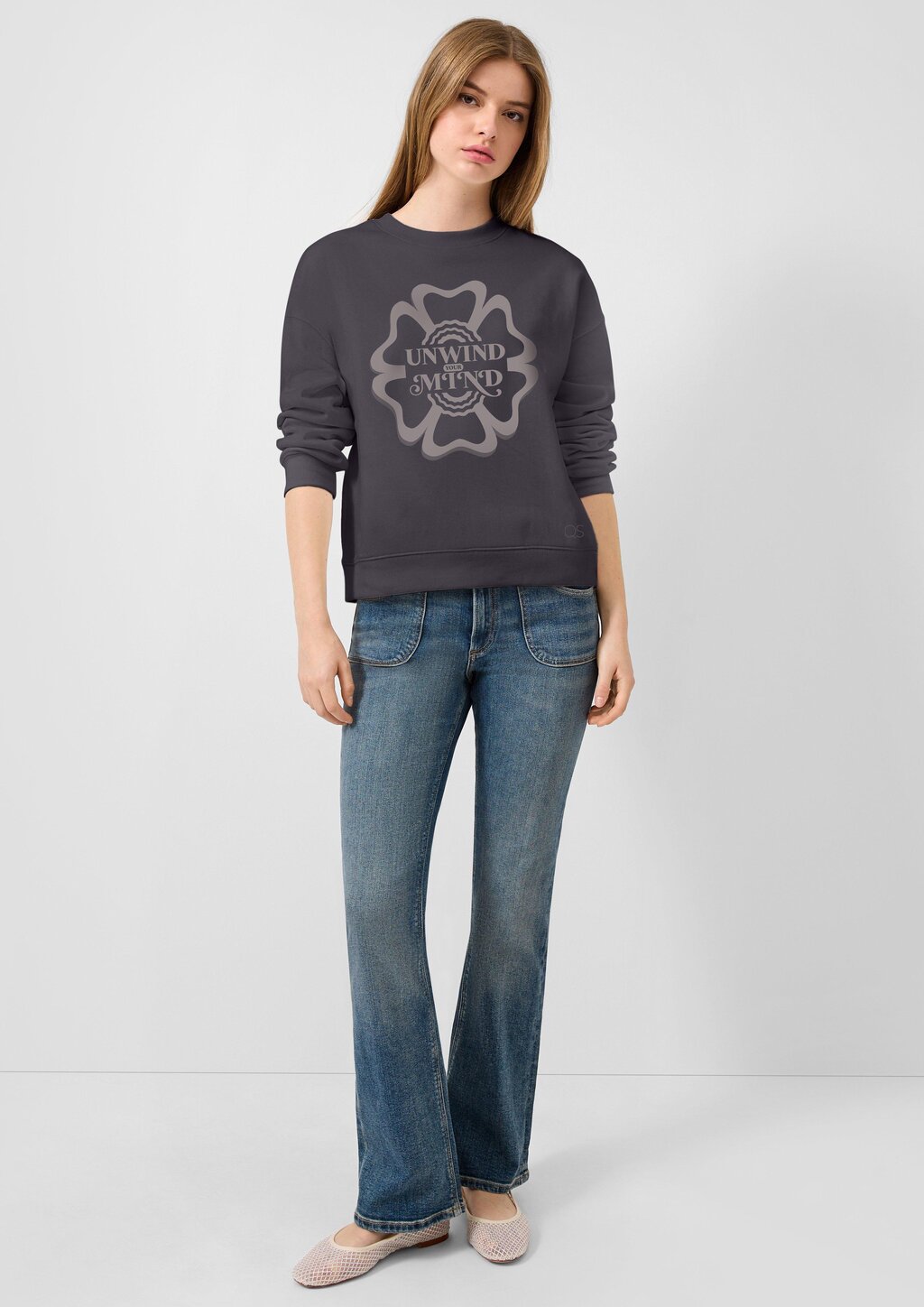 Weiches Sweatshirt mit Print
