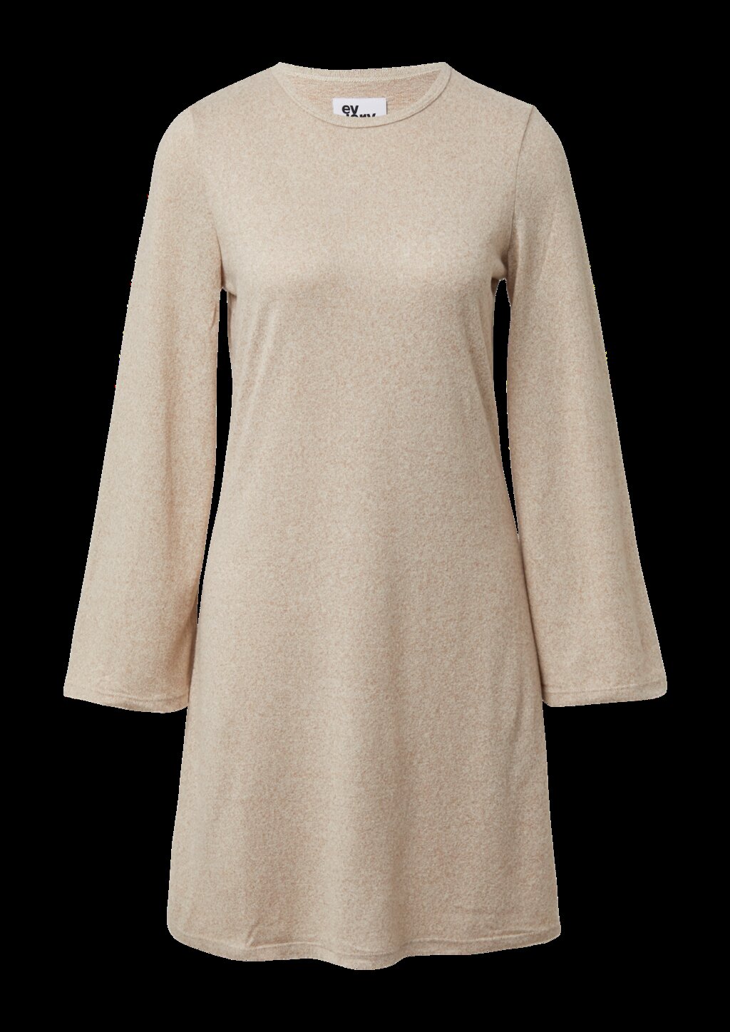 Bequemes Strickkleid mit leicht ausgestelltem Saum