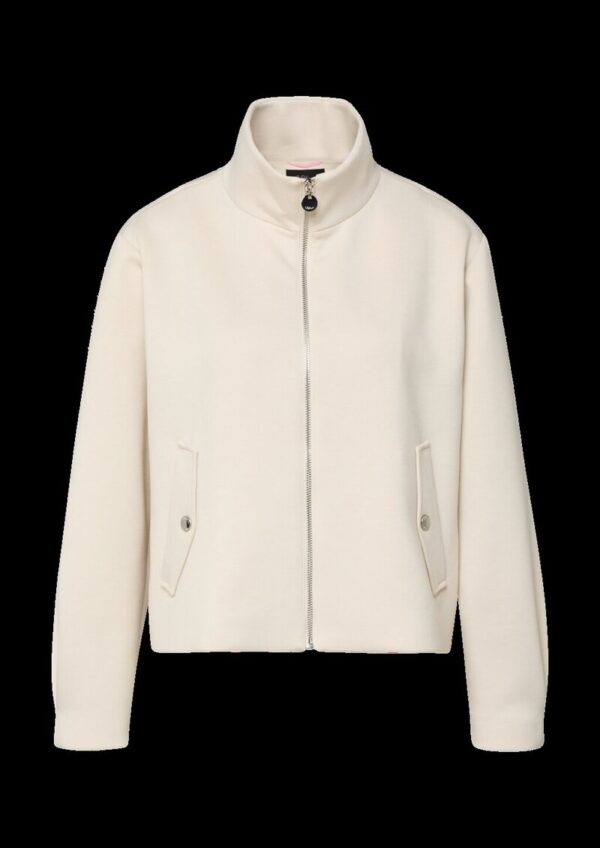 Scuba-Blouson im Relaxed Fit mit Stehkragen