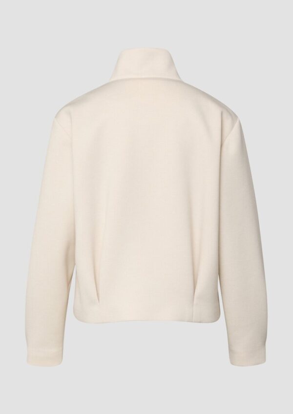 Scuba-Blouson im Relaxed Fit mit Stehkragen