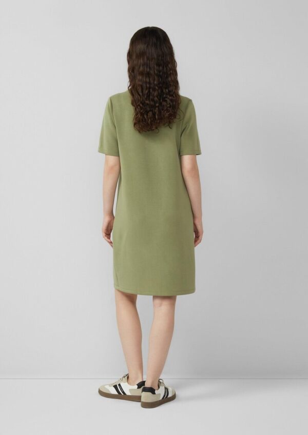 Scuba-Kleid mit Biese