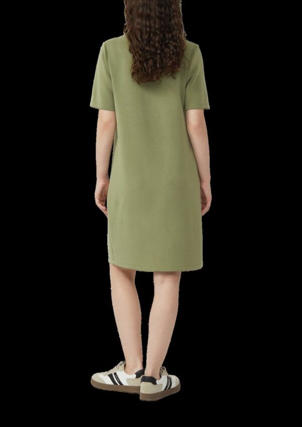 Scuba-Kleid mit Biese