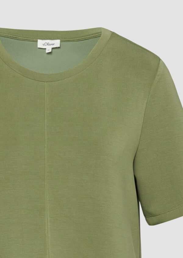 Scuba-Kleid mit Biese