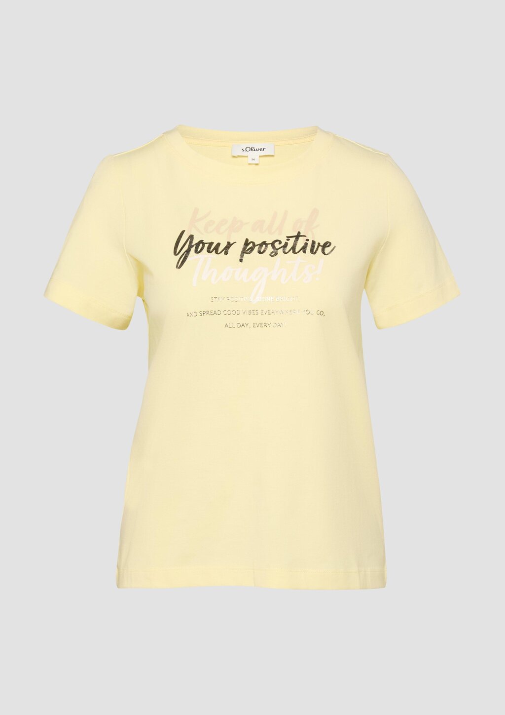 T-Shirt aus weichem Baumwollmix mit Artwork