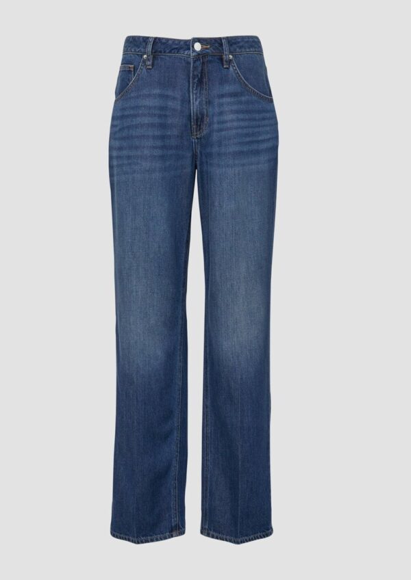 Jeans Beth / Relaxed Fit / Mid Rise / Straight Leg / Lyocellmix