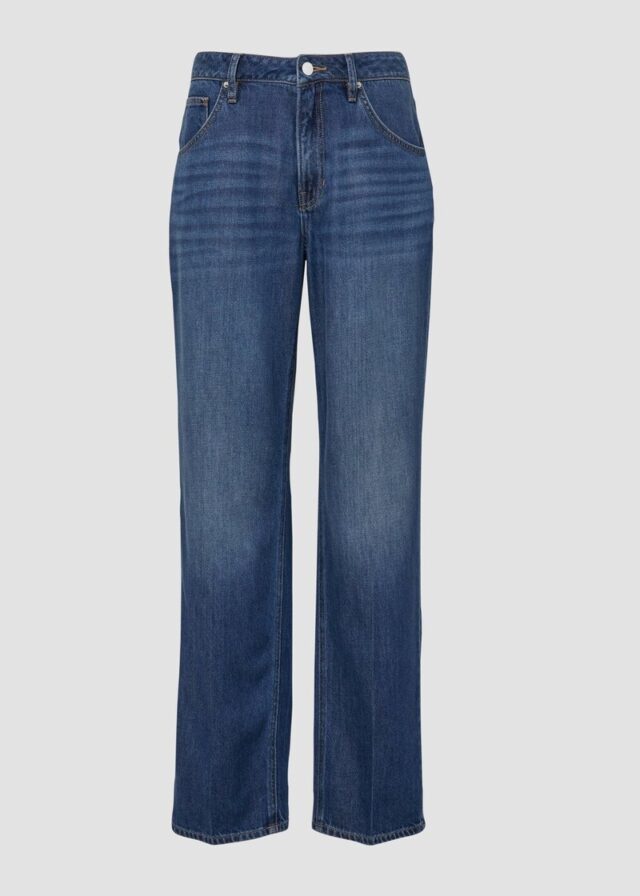 Jeans Beth / Relaxed Fit / Mid Rise / Straight Leg / Lyocellmix