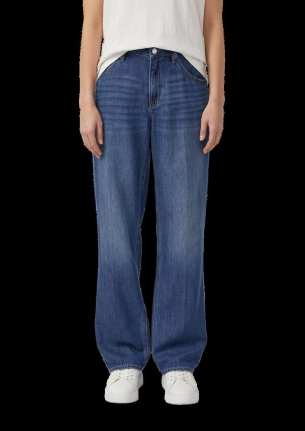 Jeans Beth / Relaxed Fit / Mid Rise / Straight Leg / Lyocellmix