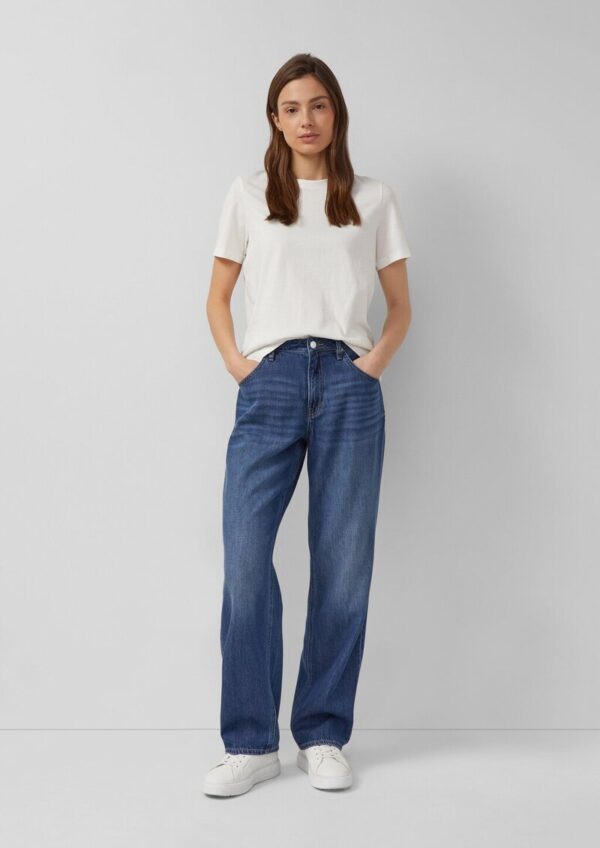 Jeans Beth / Relaxed Fit / Mid Rise / Straight Leg / Lyocellmix
