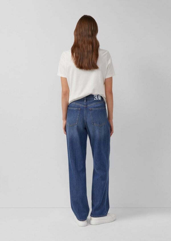 Jeans Beth / Relaxed Fit / Mid Rise / Straight Leg / Lyocellmix