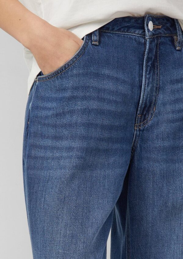 Jeans Beth / Relaxed Fit / Mid Rise / Straight Leg / Lyocellmix