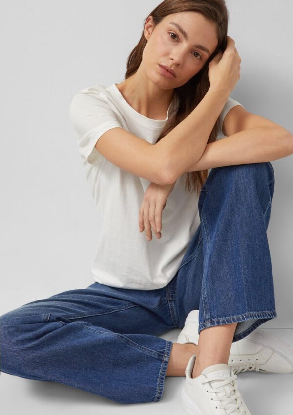 Jeans Beth / Relaxed Fit / Mid Rise / Straight Leg / Lyocellmix