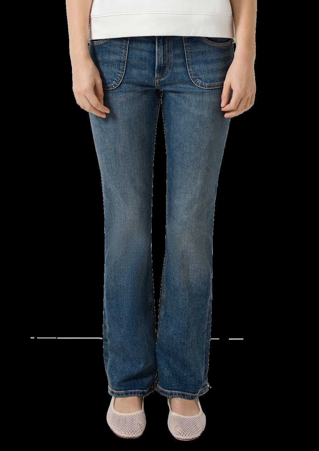 Jeans / Slim Fit / Mid Rise / Regular Leg