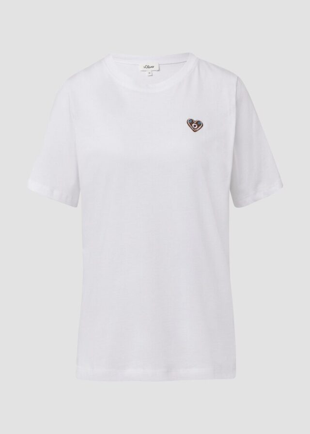 Baumwollshirt mit Stickerei | Volksfest