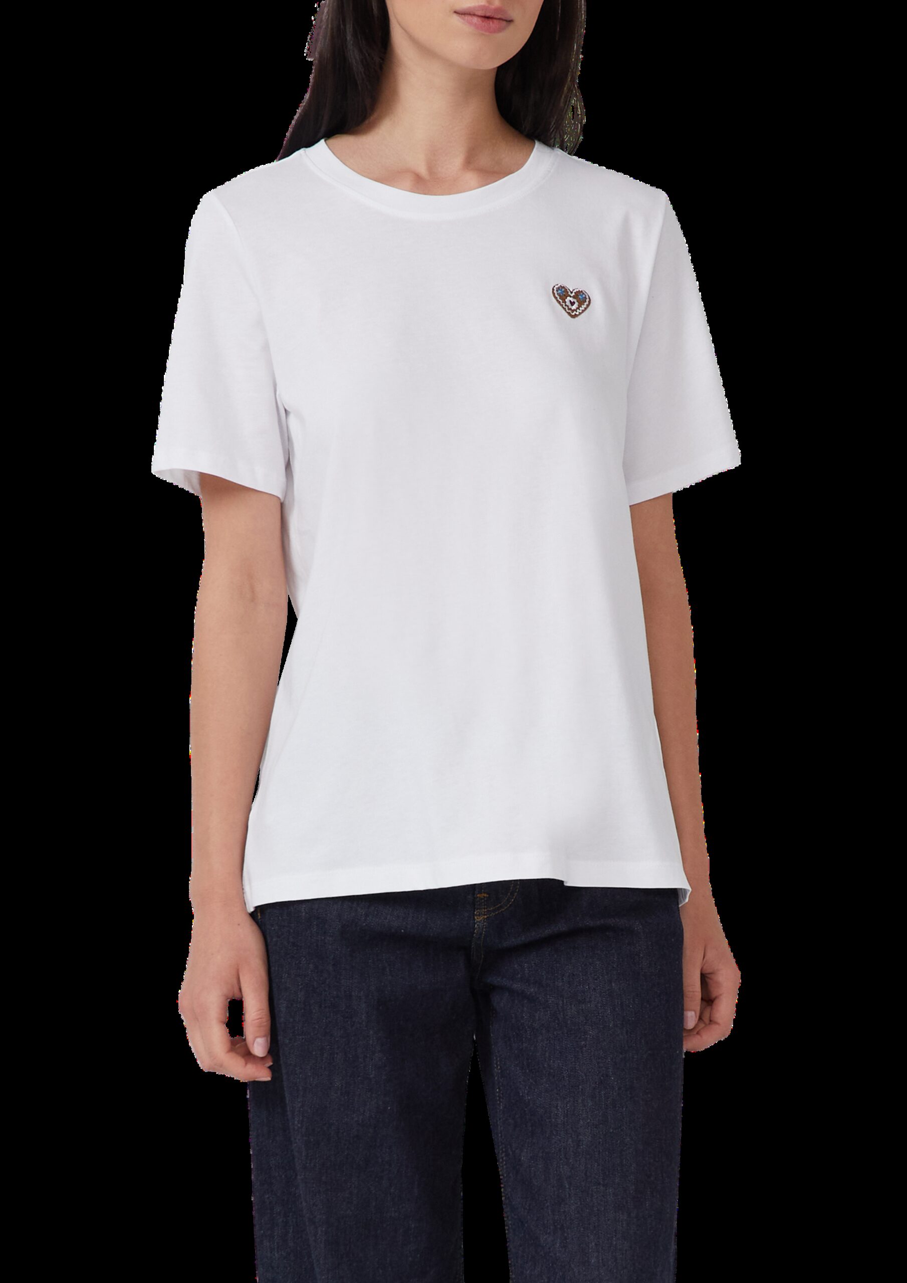 Baumwollshirt mit Stickerei | Volksfest