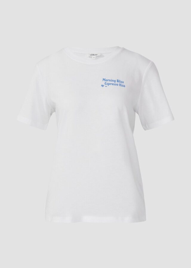 T-Shirt mit Front- und Rückenprint