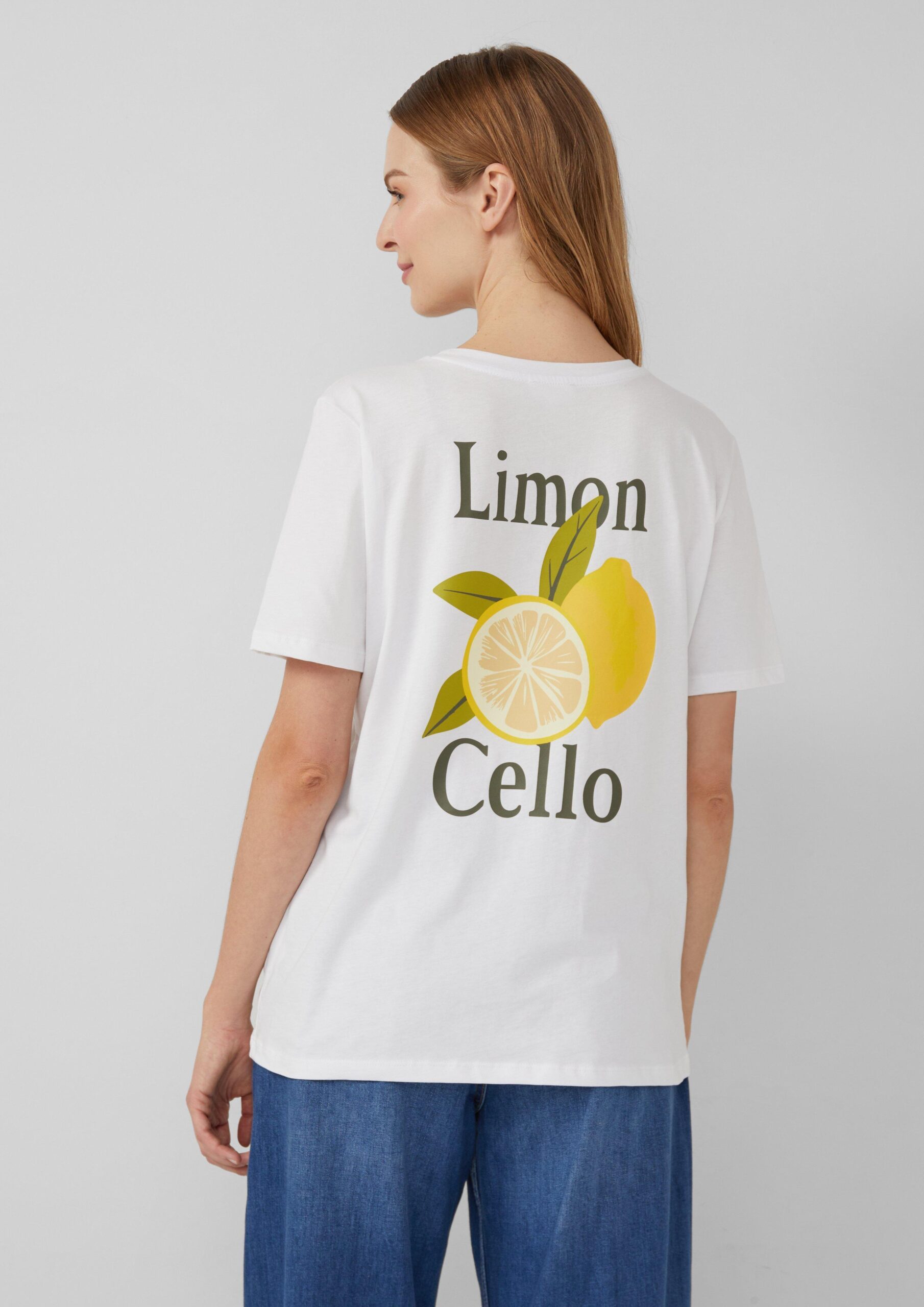 T-Shirt mit Front- und Rückenprint