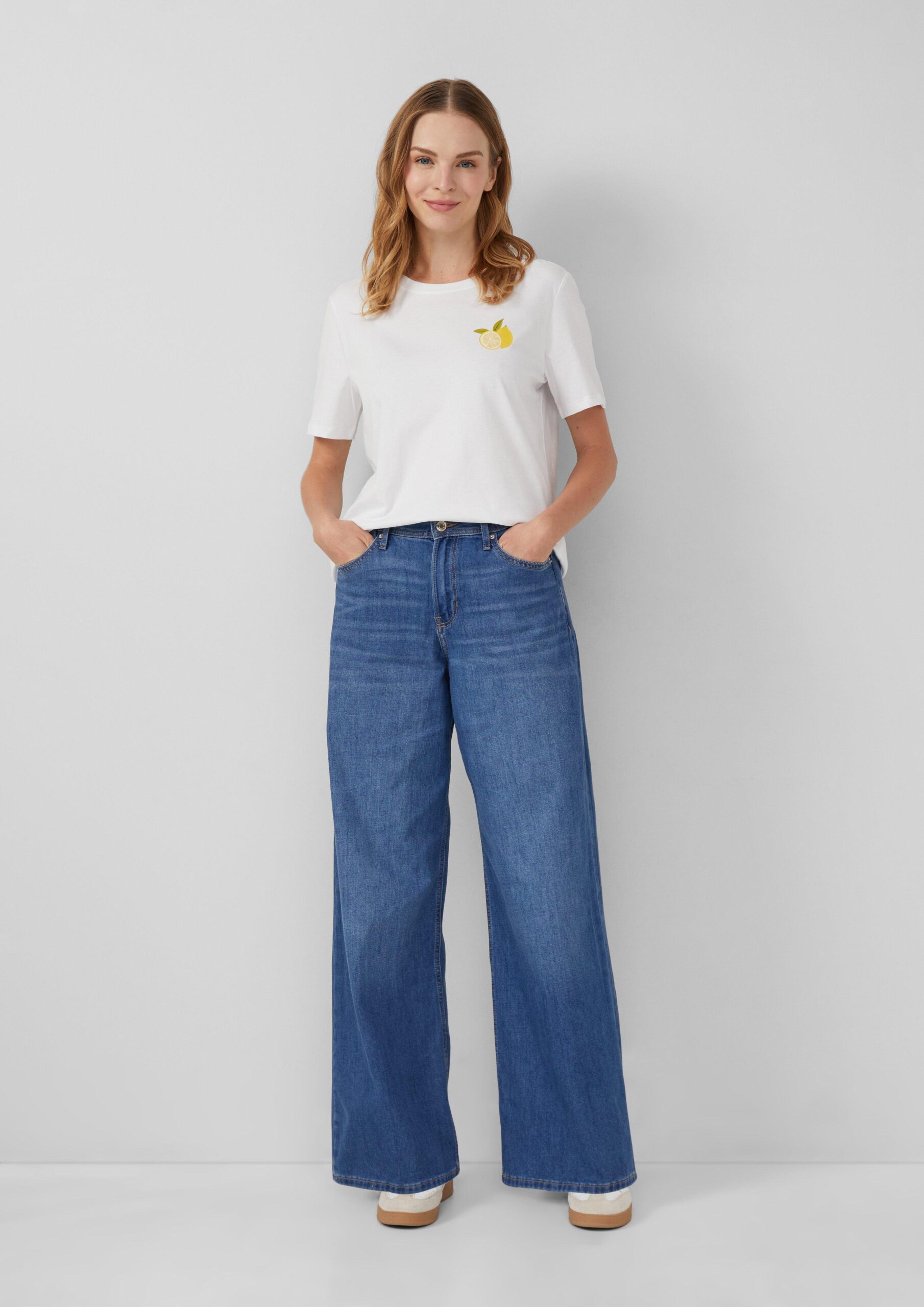 T-Shirt mit Front- und Rückenprint