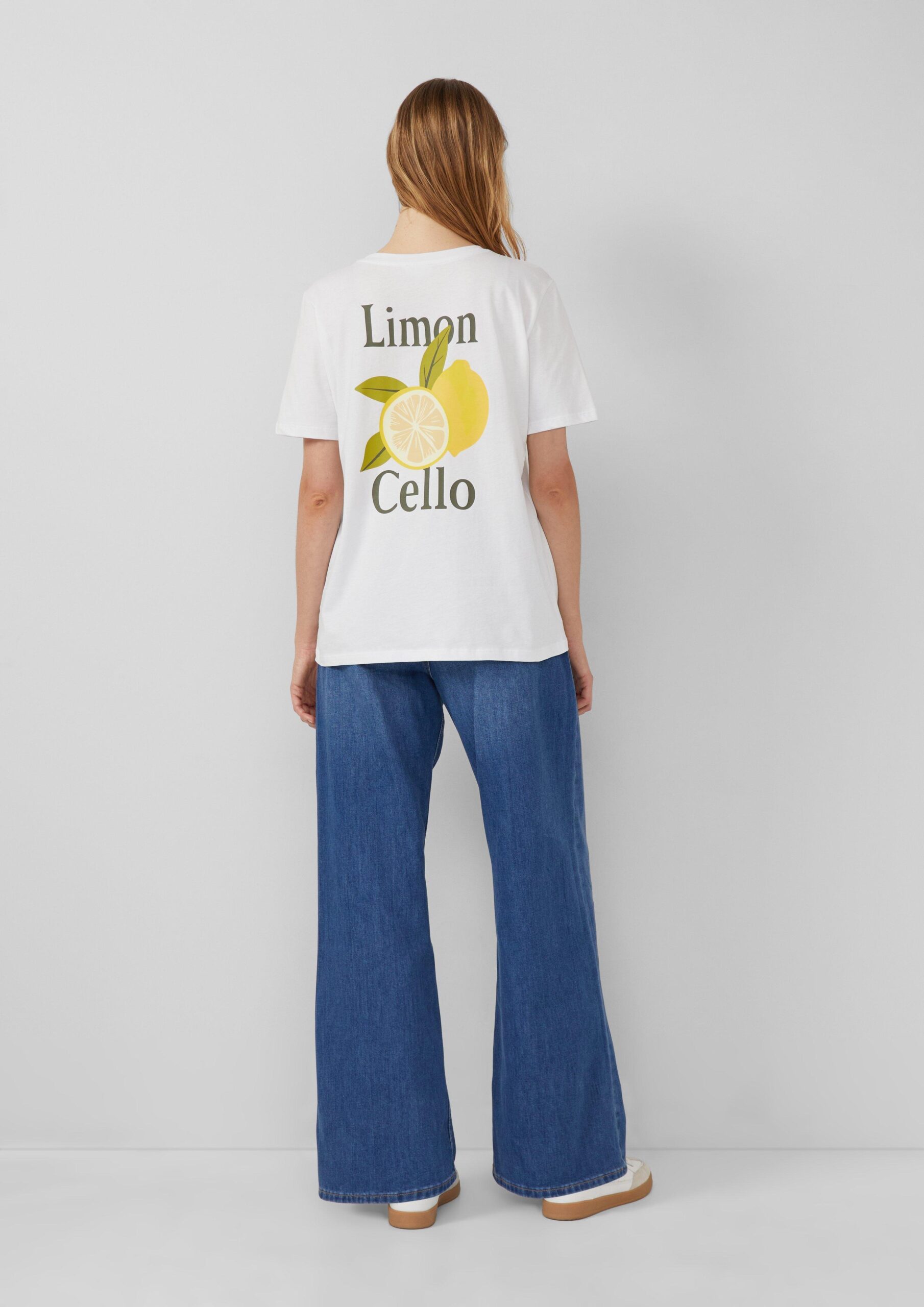 T-Shirt mit Front- und Rückenprint