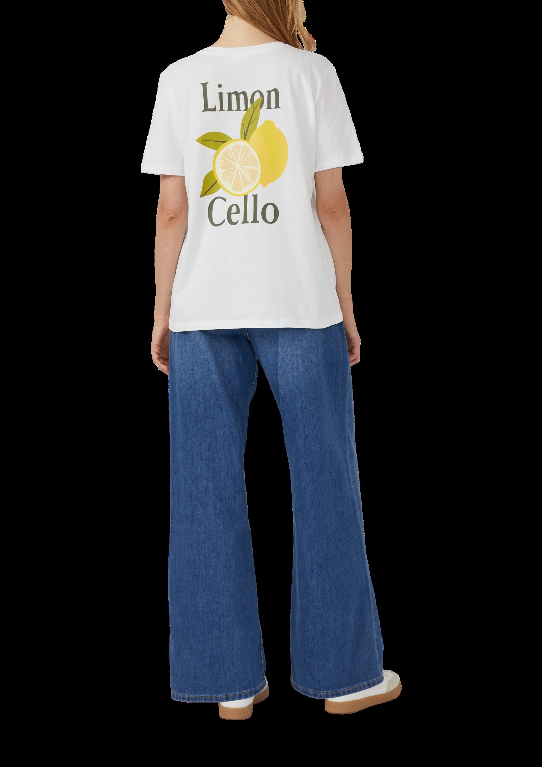 T-Shirt mit Front- und Rückenprint