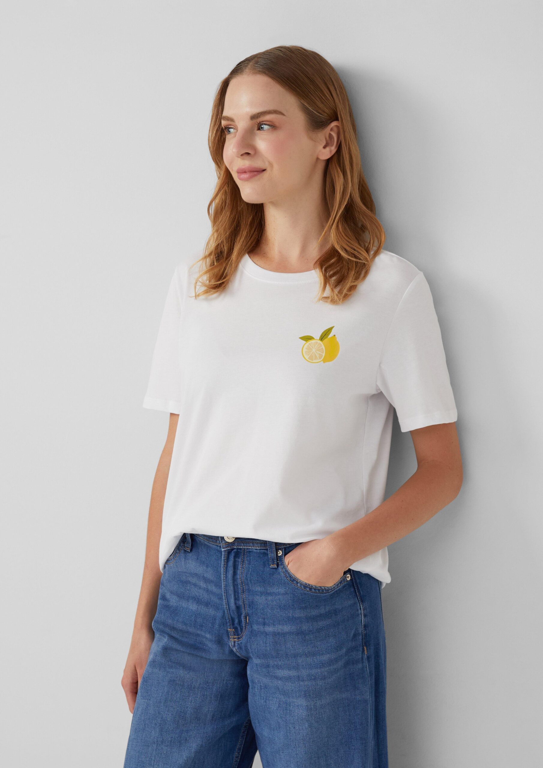 T-Shirt mit Front- und Rückenprint