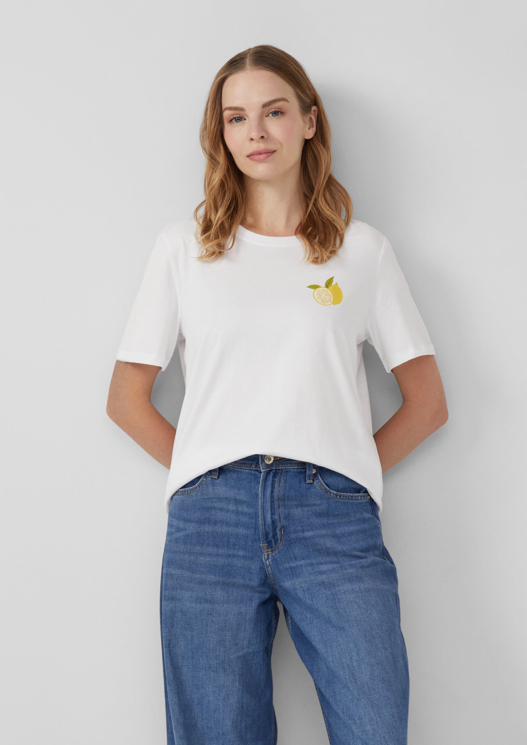 T-Shirt mit Front- und Rückenprint