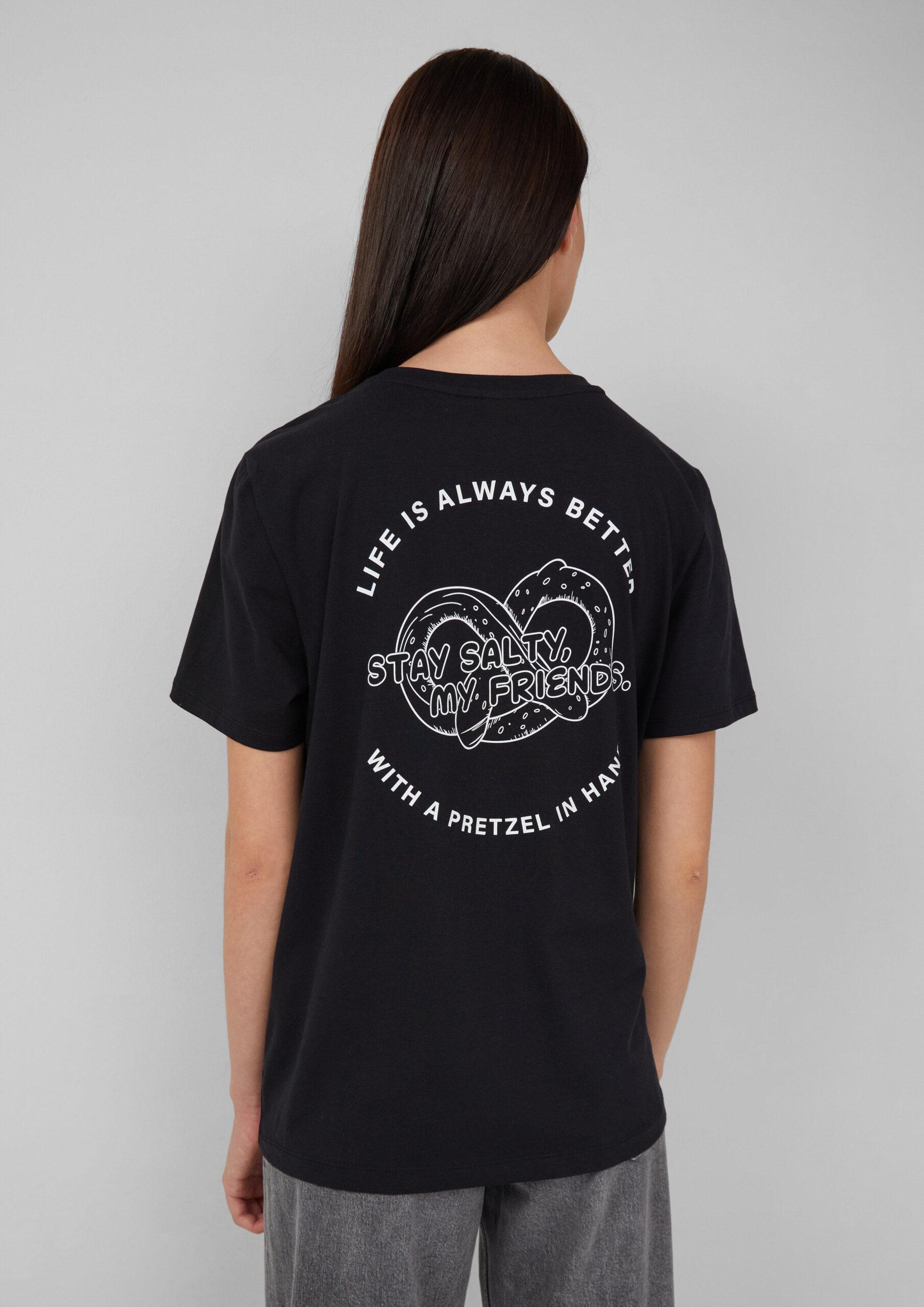 Baumwollshirt mit Front- und Backprint | Volksfest