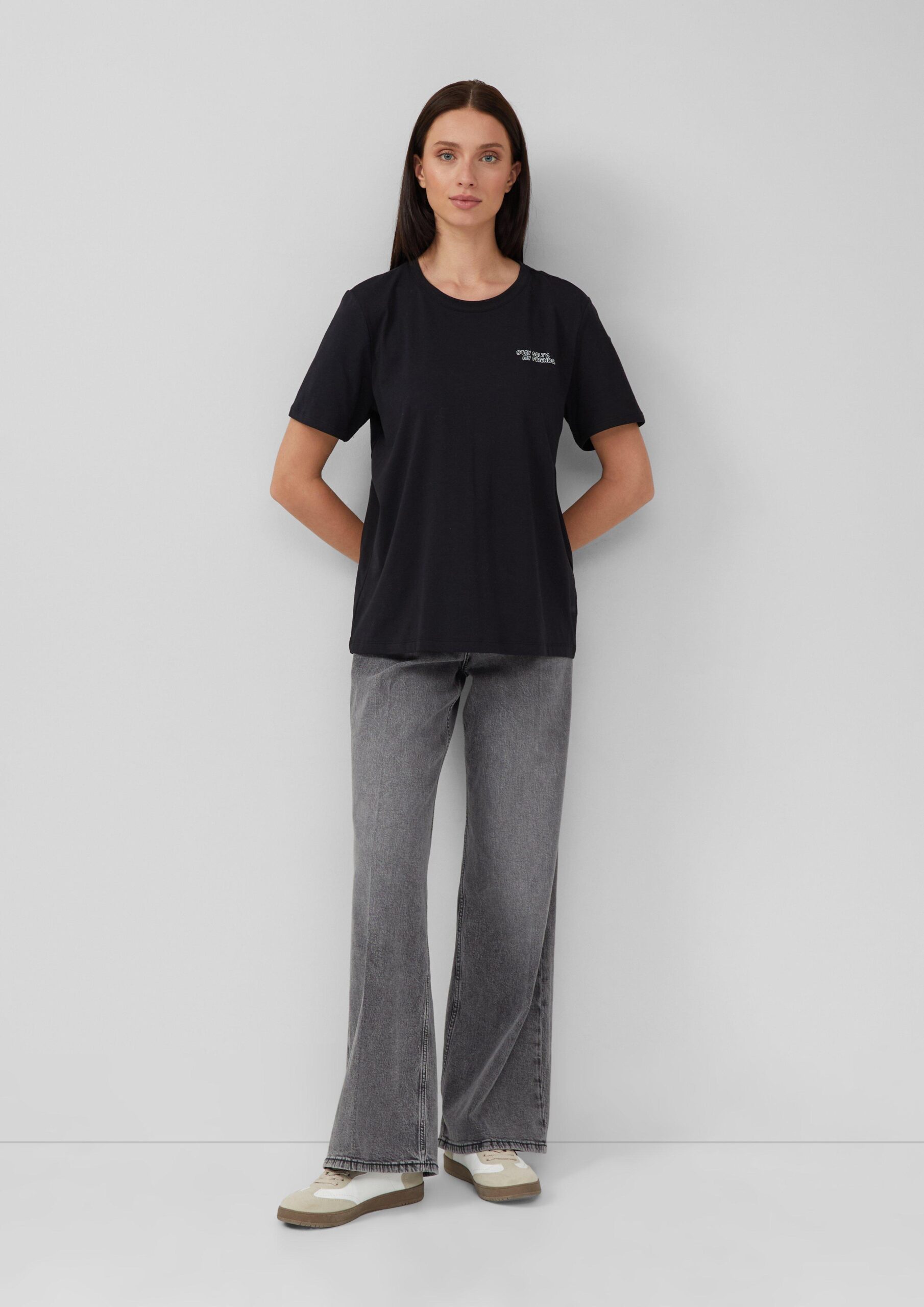 Baumwollshirt mit Front- und Backprint | Volksfest