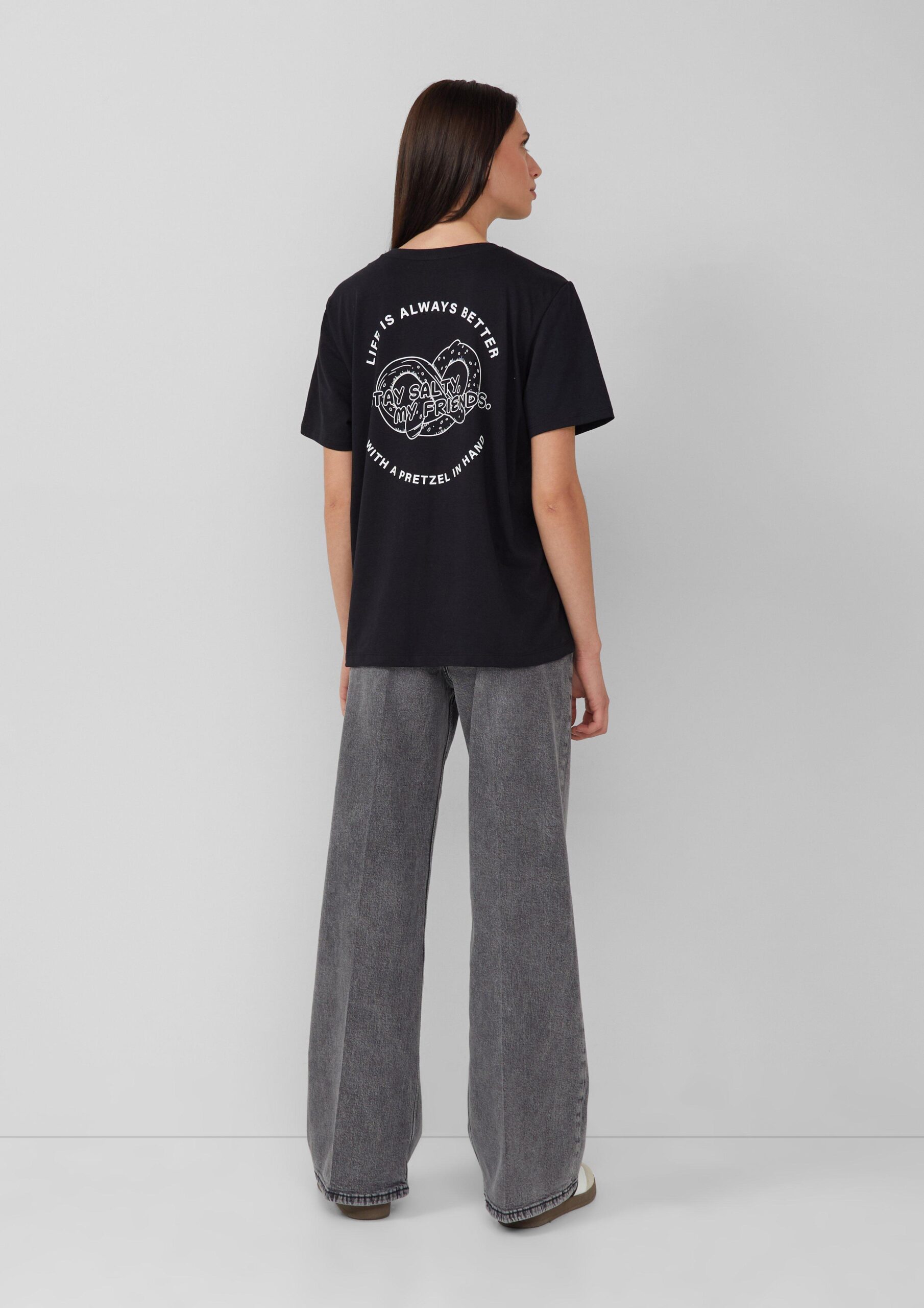 Baumwollshirt mit Front- und Backprint | Volksfest