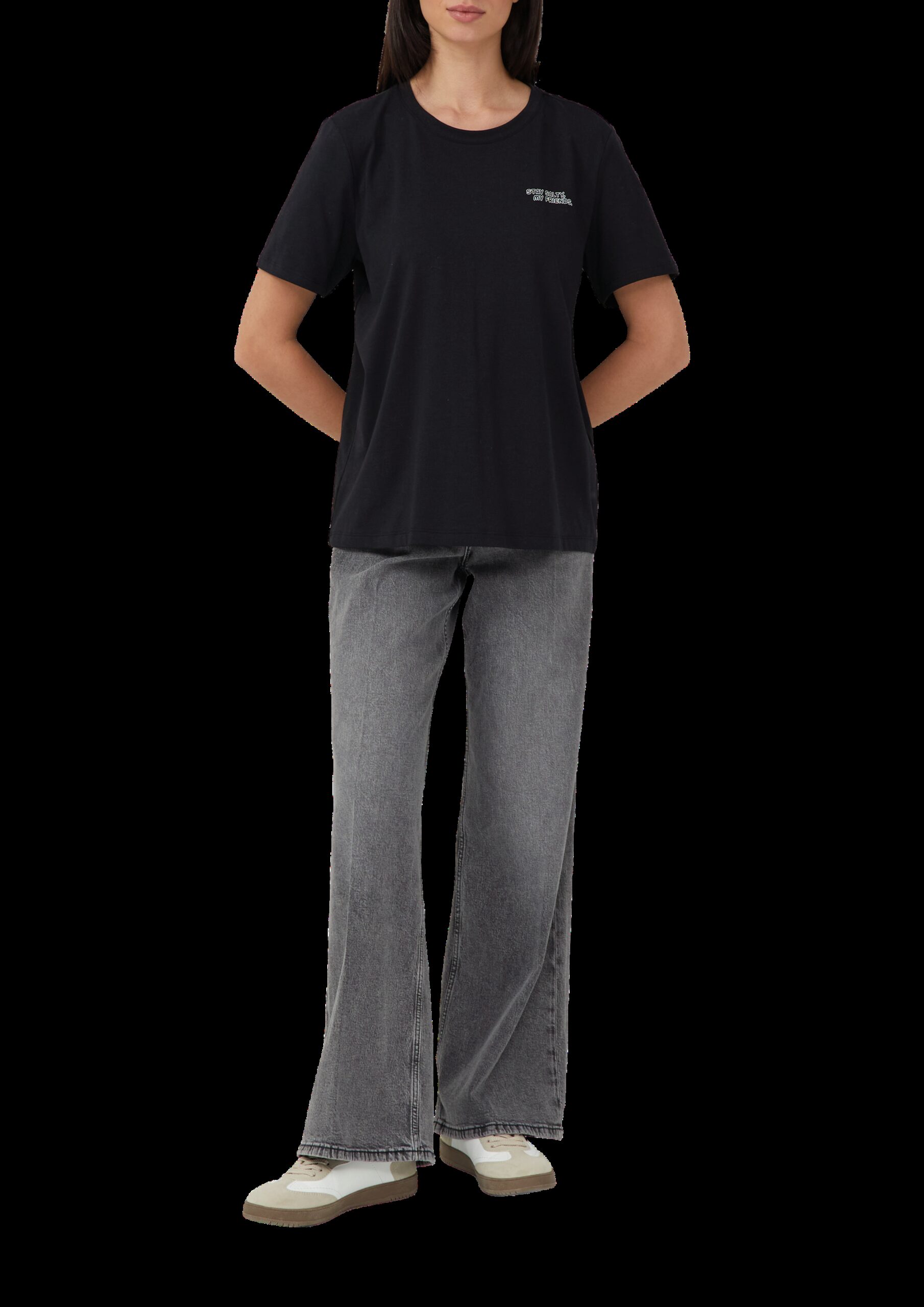 Baumwollshirt mit Front- und Backprint | Volksfest