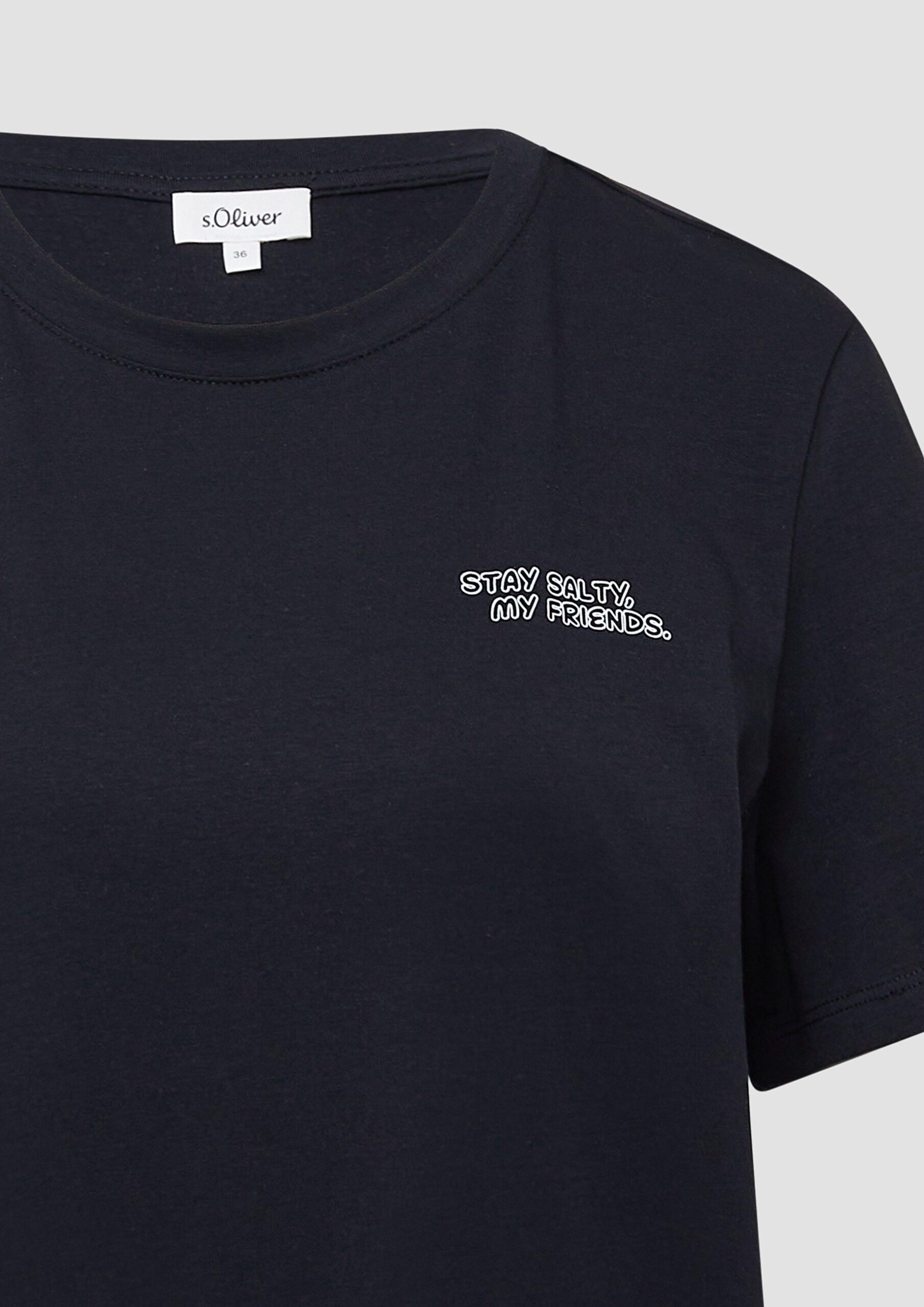 Baumwollshirt mit Front- und Backprint | Volksfest