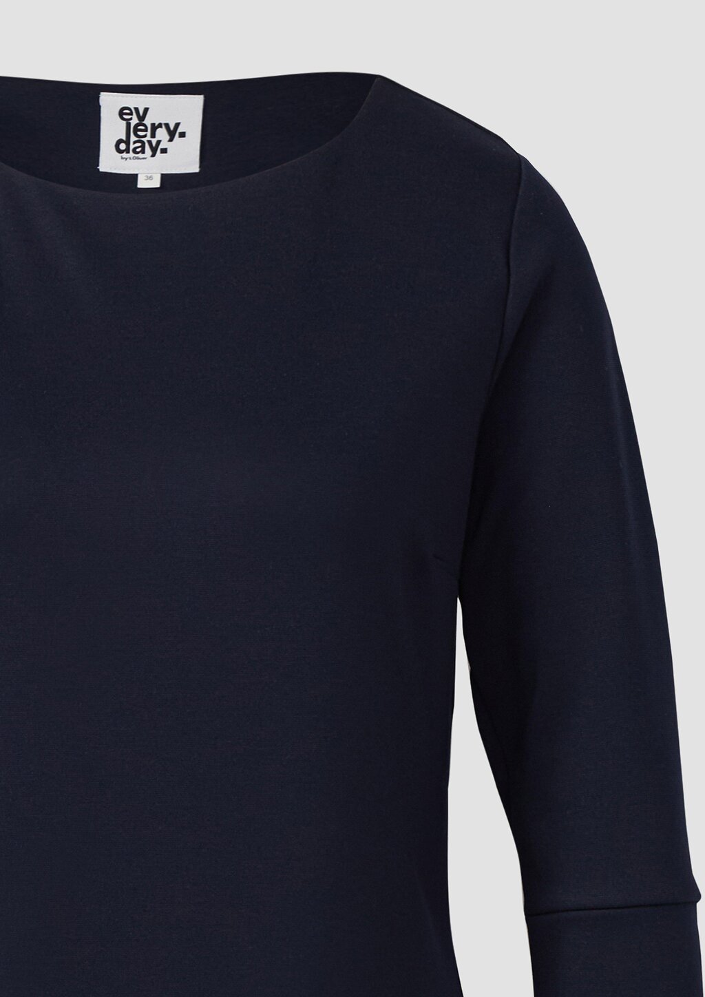 Figurbetontes Jersey-Kleid mit 3/4-Ärmeln