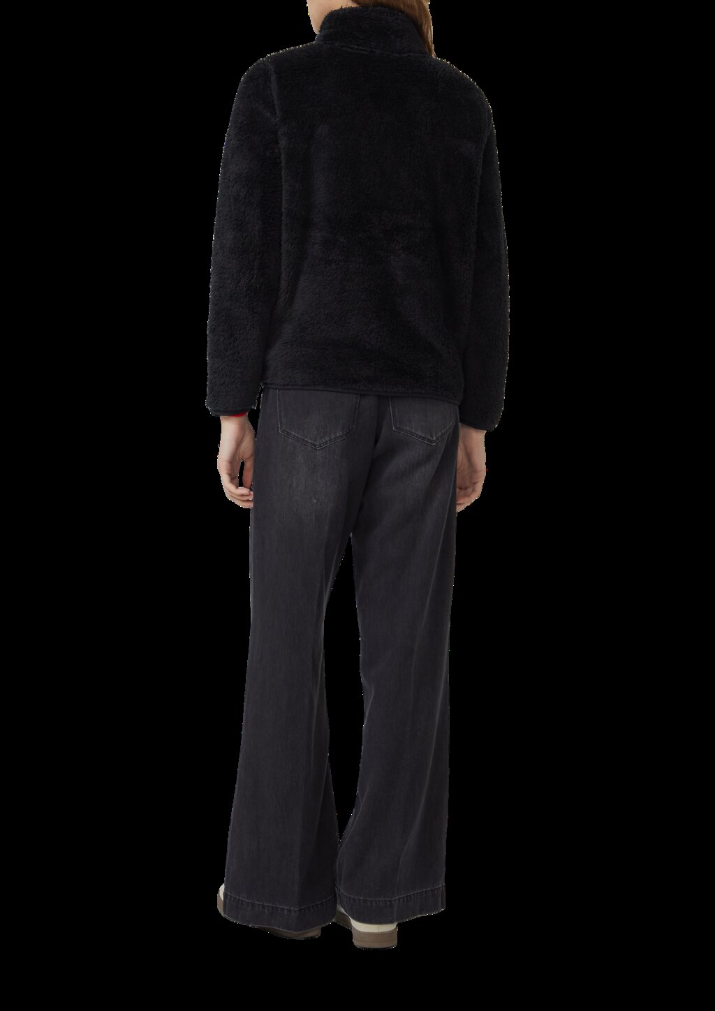 Teddy-Jacke mit Eingrifftaschen