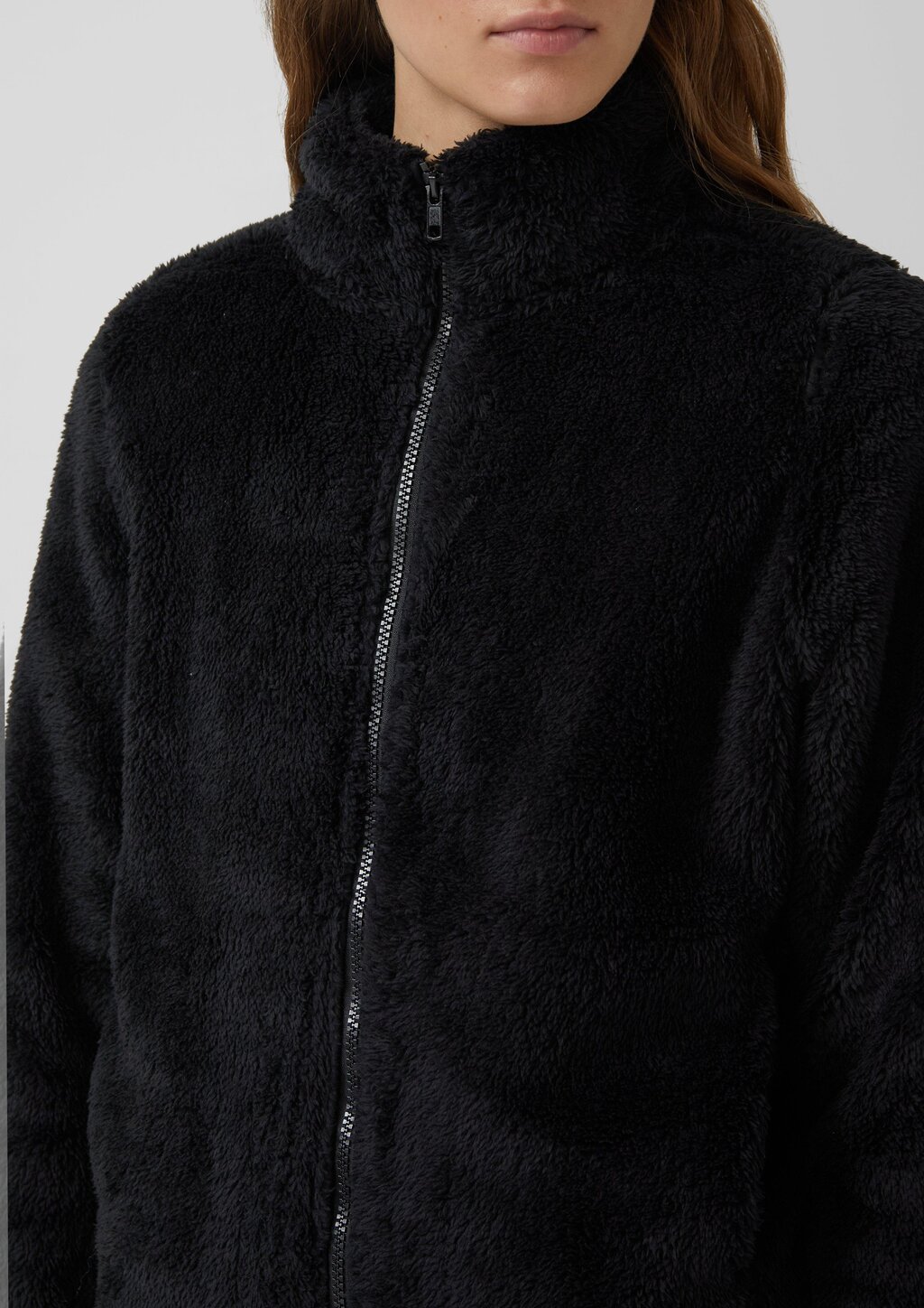 Teddy-Jacke mit Eingrifftaschen