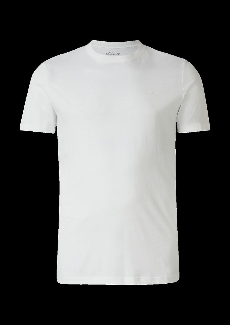 Baumwoll-T-Shirt mit Logo-Print