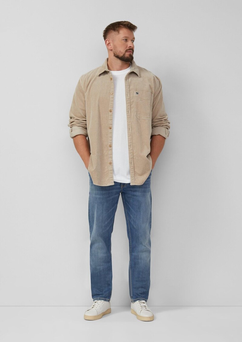 Baumwoll-T-Shirt mit Logo-Print