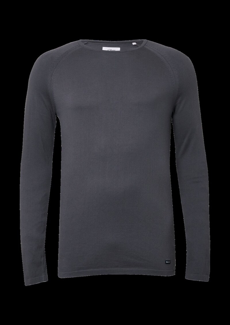 Raglanpullover aus reiner Baumwolle