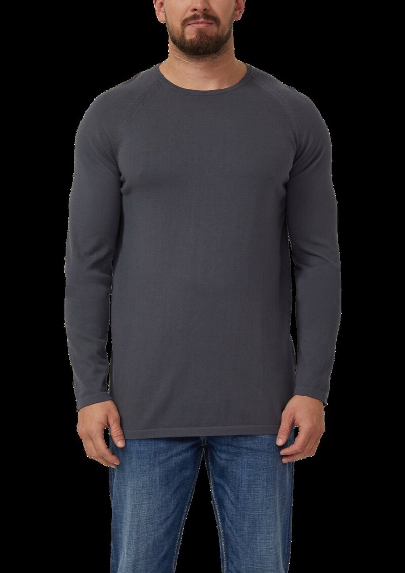 Raglanpullover aus reiner Baumwolle