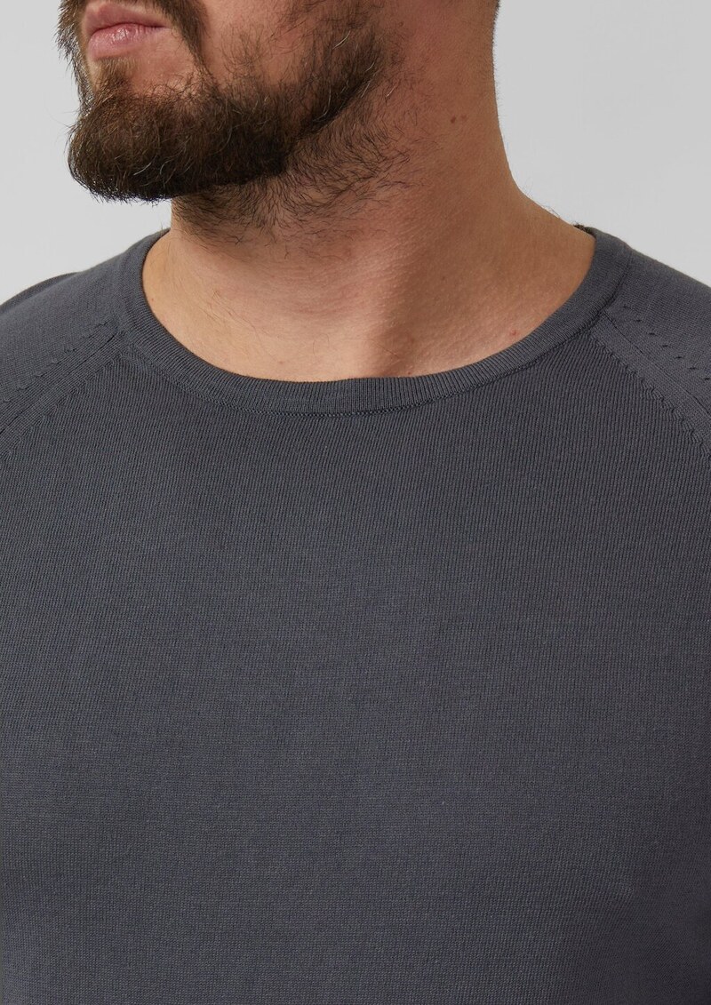 Raglanpullover aus reiner Baumwolle