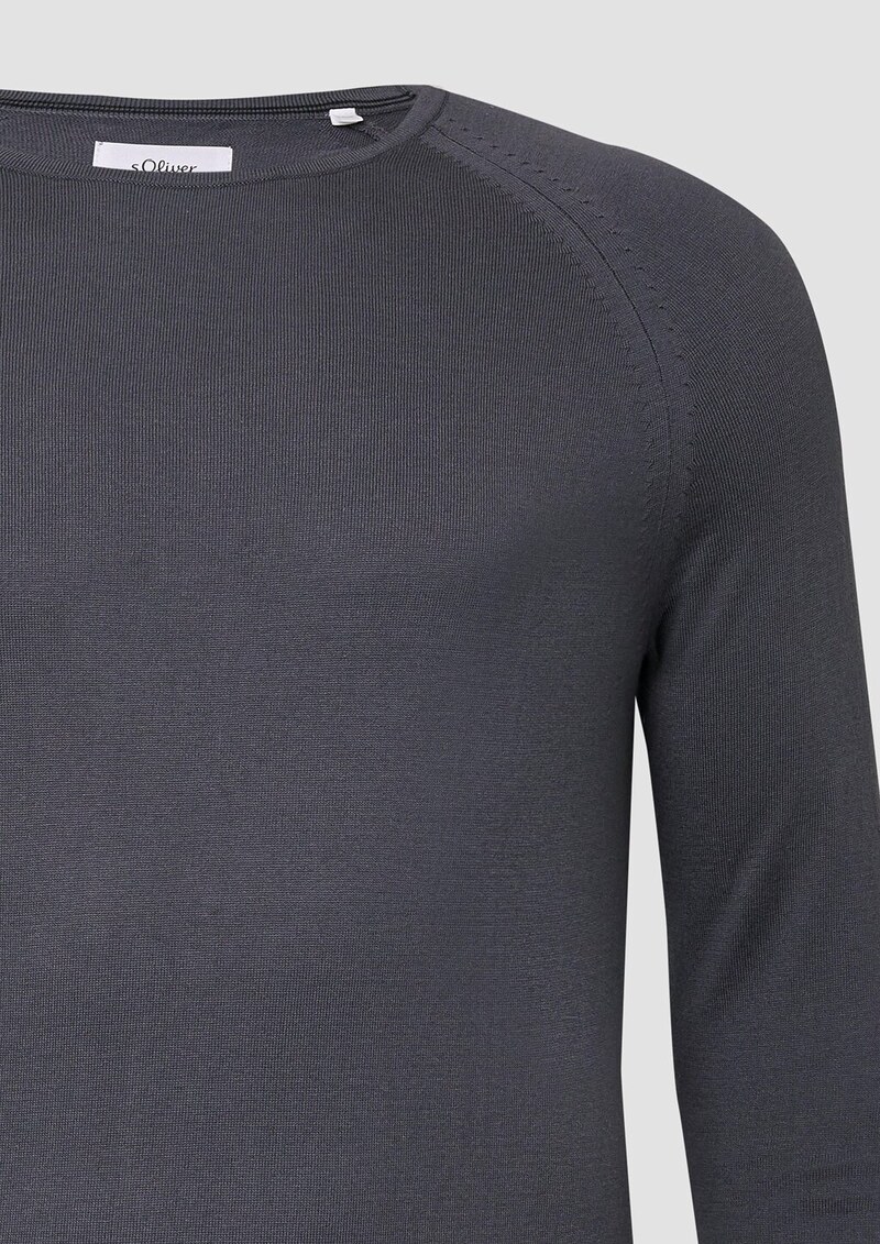 Raglanpullover aus reiner Baumwolle