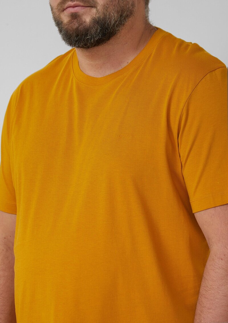 Baumwoll-T-Shirt mit Logo-Print