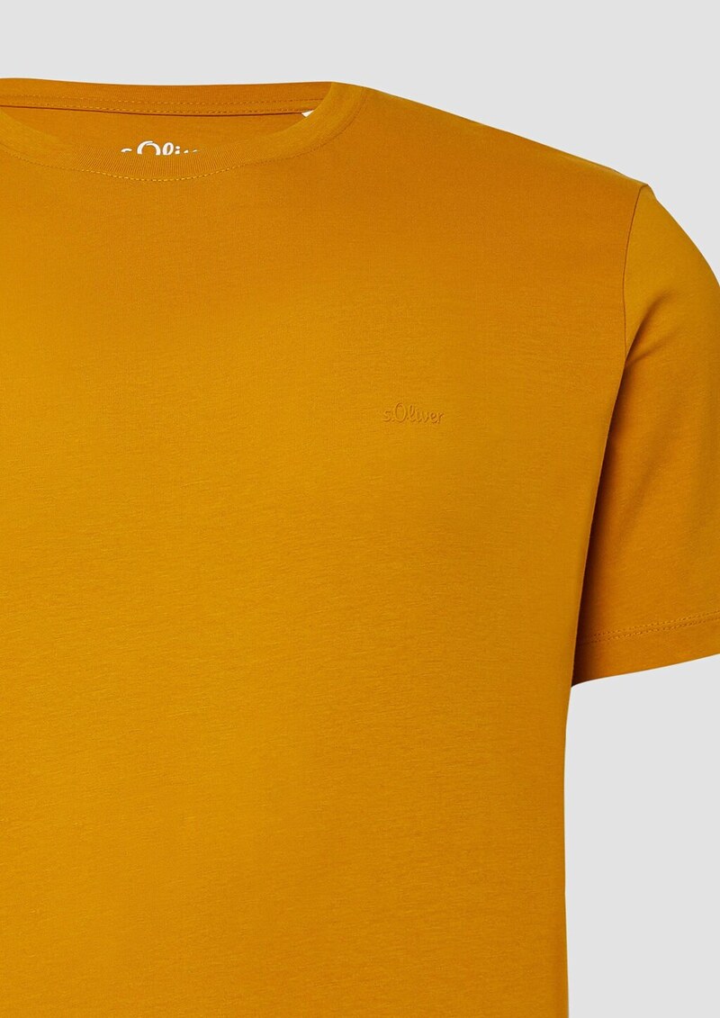 Baumwoll-T-Shirt mit Logo-Print