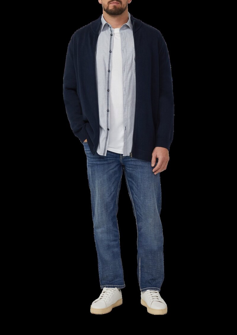 Regular Fit: Strukturiertes Hemd mit Brusttasche