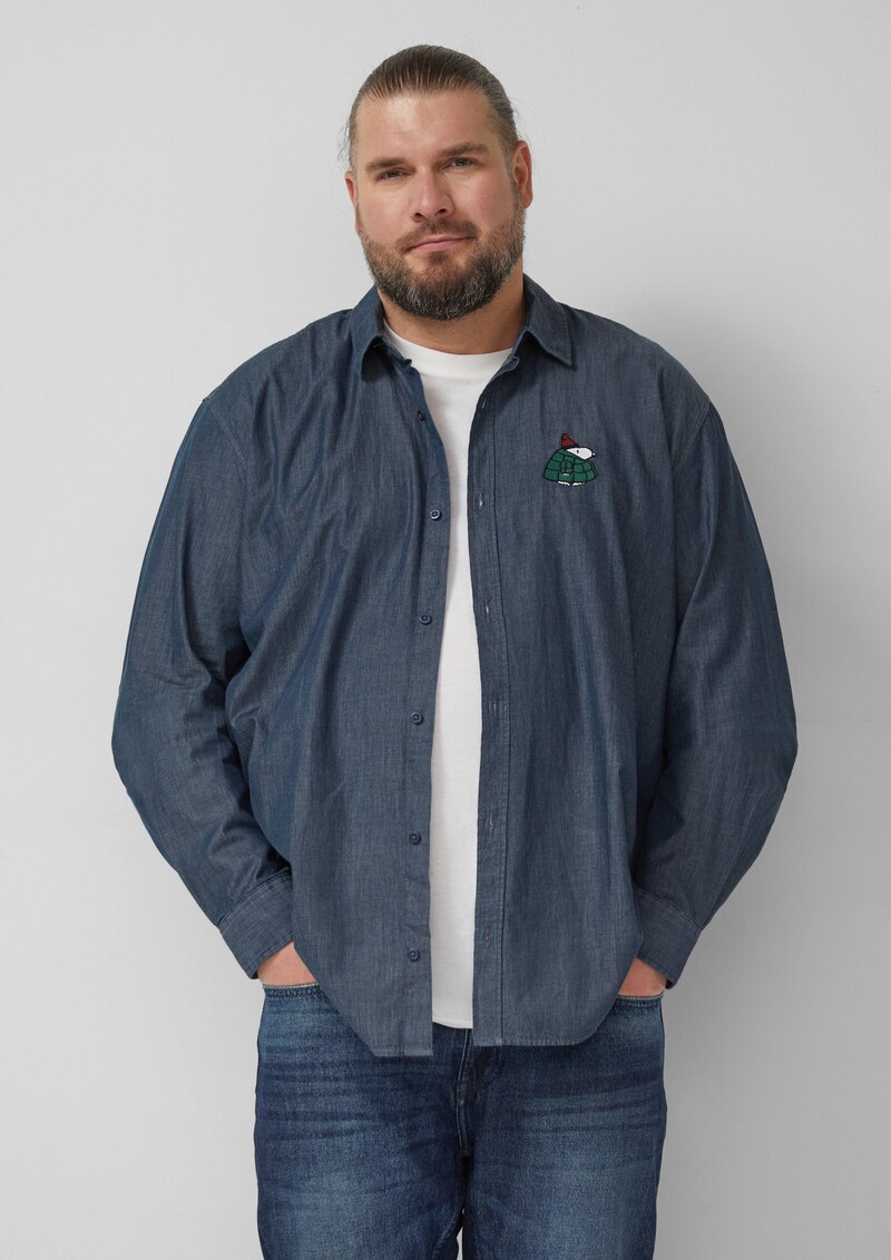 Regular Fit: Hemd mit Peanuts®-Motiv